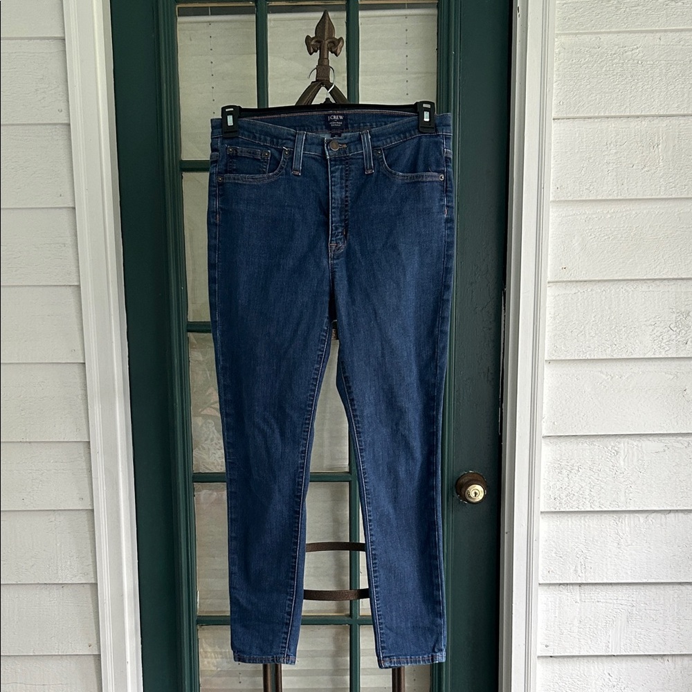 J. Crew High-Rise Skinny Jeans in Indigo size 31